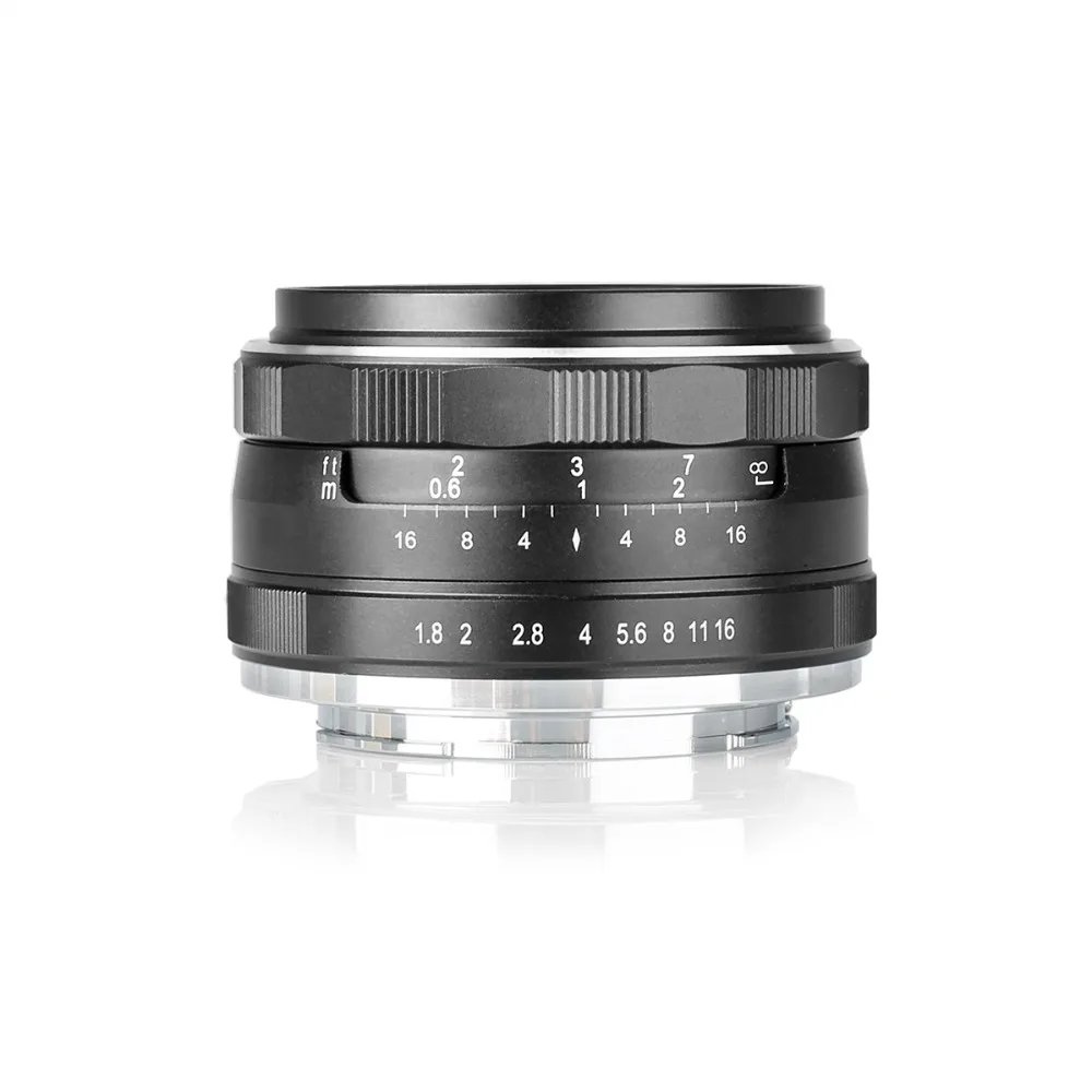 Широкоугольный объектив Meike 25 мм f1.8 для камер Sony E mount NEX 3 3N 5 A6600 A6500 A6400 A6300 |