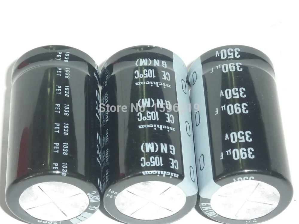 2шт 390 мкФ 350V NICHICON GN серии 25x45 мм Высокое качество 350V390uF алюминиевый