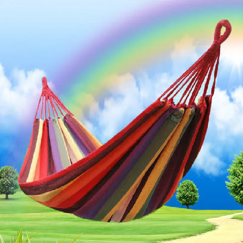 Outdoor 280*80cm 2 people hammock Camping hunting Hammock Hanging Bed Furniture Hamacas De Dormir Ramak|furniture castor|furniture leather bedbed