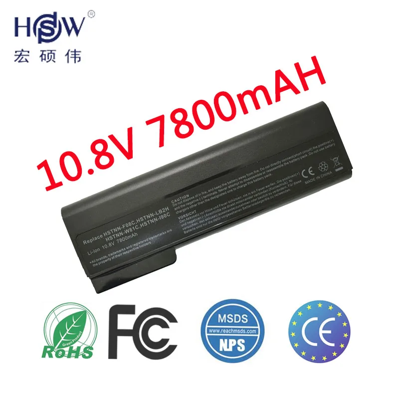 HSW Аккумулятор для ноутбука Hp ProBook 6460b 6470b 6560b 6570b 6360b 6465b 6475b 6565b EliteBook 8460p 8470p 8560p 8460w 8470w