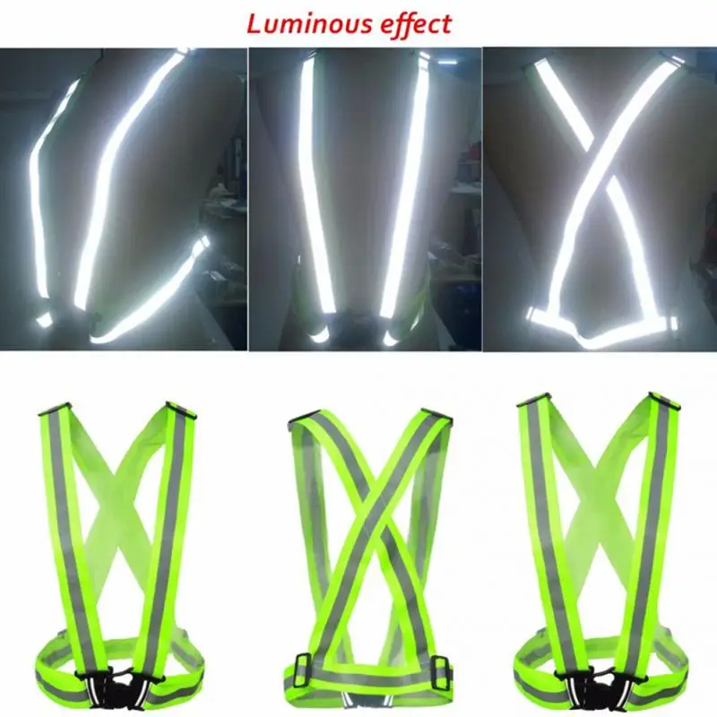 2018 Универсальный светоотражающий жилет с высокой яркостью пояс для ночного бега