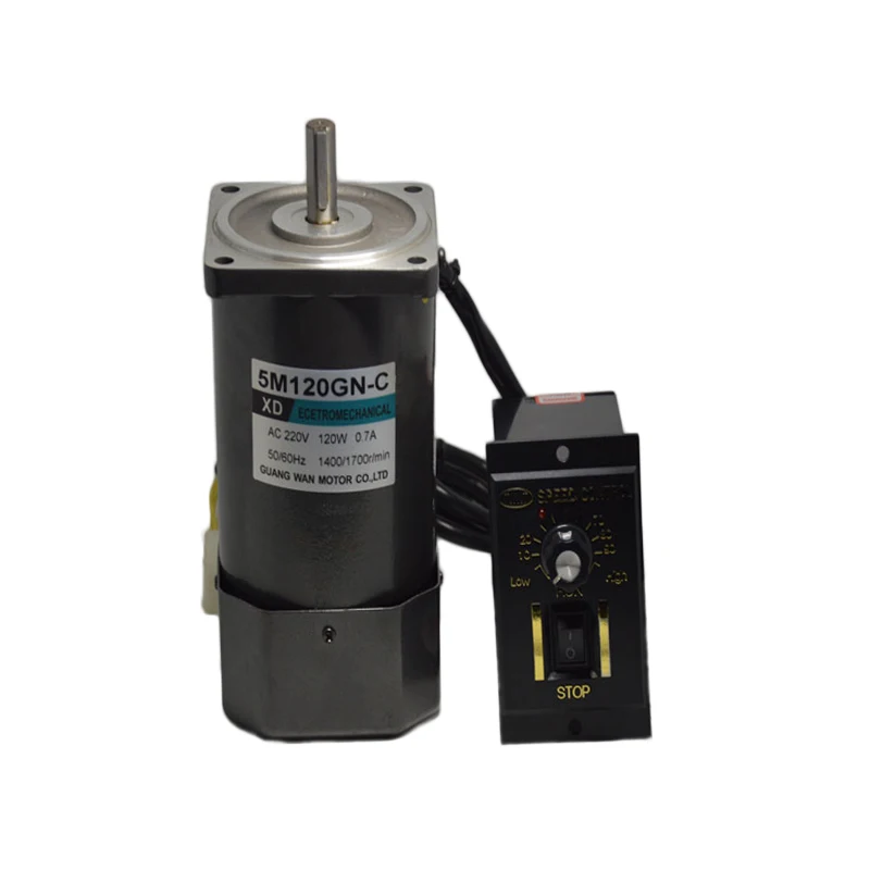 AC220V 120 Вт 1400/2800 об./мин. с миниатюрными AC Регулятор скорости Реверсивный