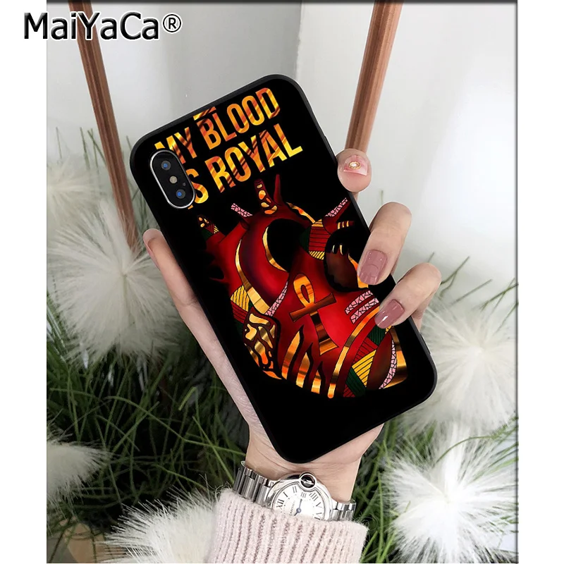 MaiYaCa Африканский афро Черный Девушка меланин поппин ТПУ мягкий чехол для