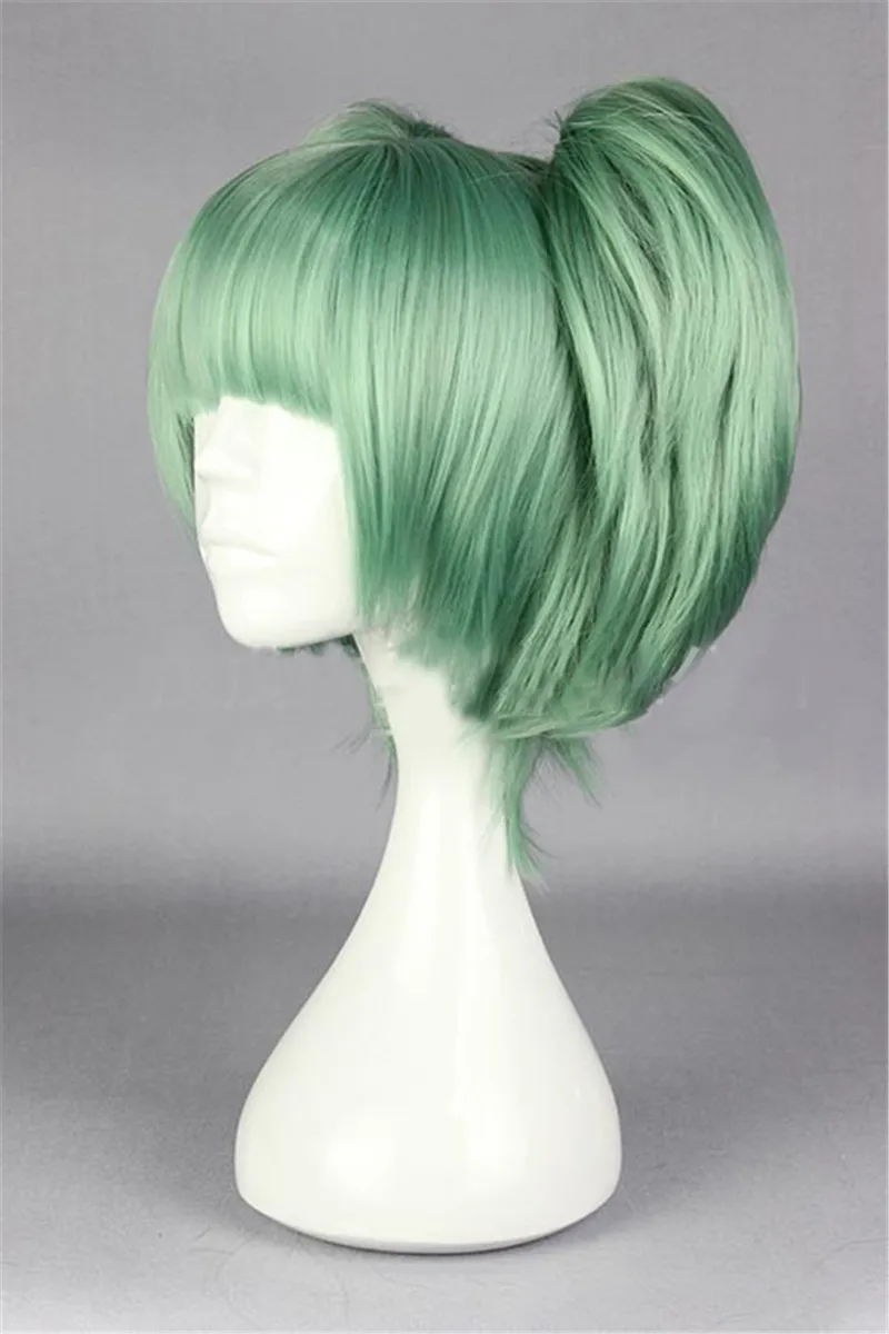 Новый класс убийц Ansatsu Kyoushitsu Kayano акаджи каэде Косплэй короткие Зеленый Вечерние