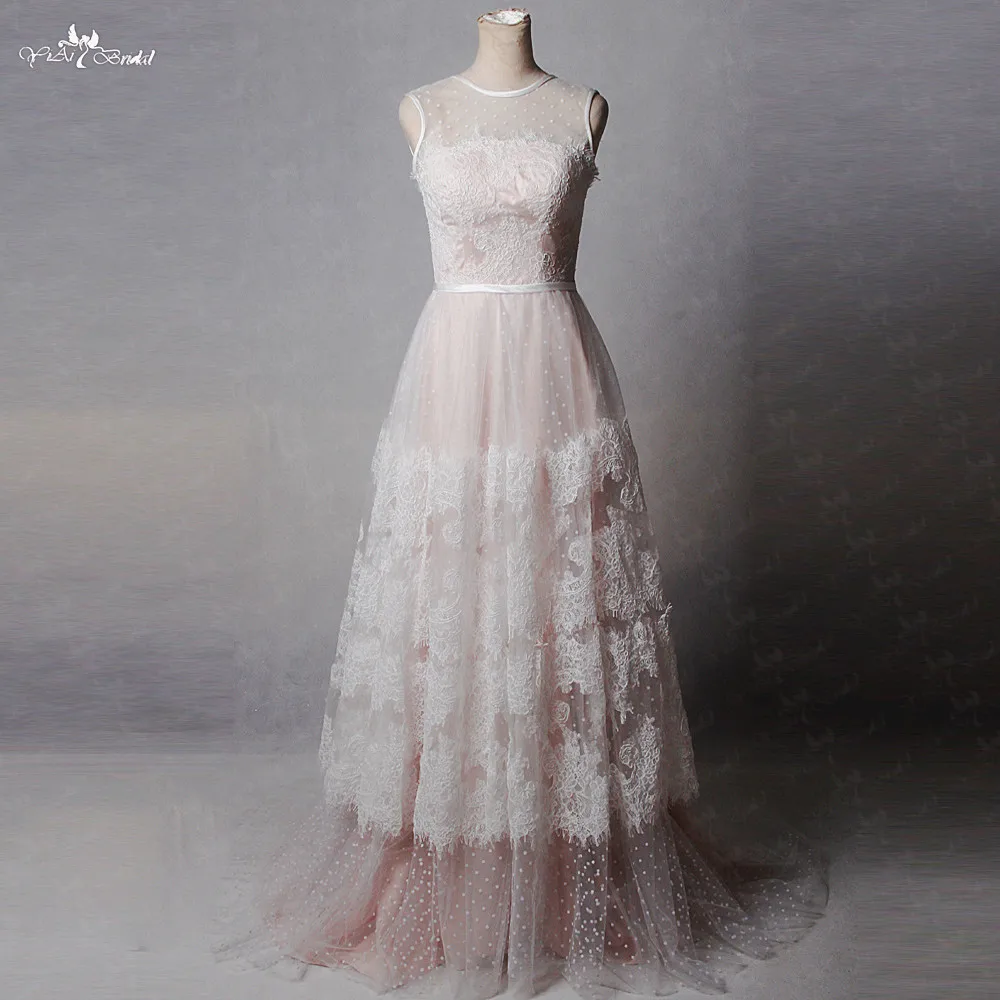 RSW1368 Yiaibridal настоящая работа фото точки Tulles Vestidos Boda Шампанское Подкладка слоновой