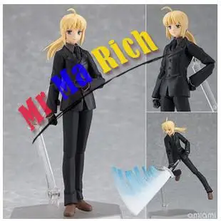 Японское аниме фигурка Figma 126 Fate Stay Night Zero Saber черный костюм версия 15 см Brinquedos ПВХ