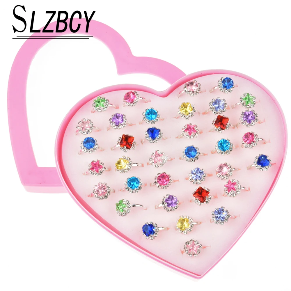 Женский комплект колец с кристаллами 36 шт./лот|Кольца| |