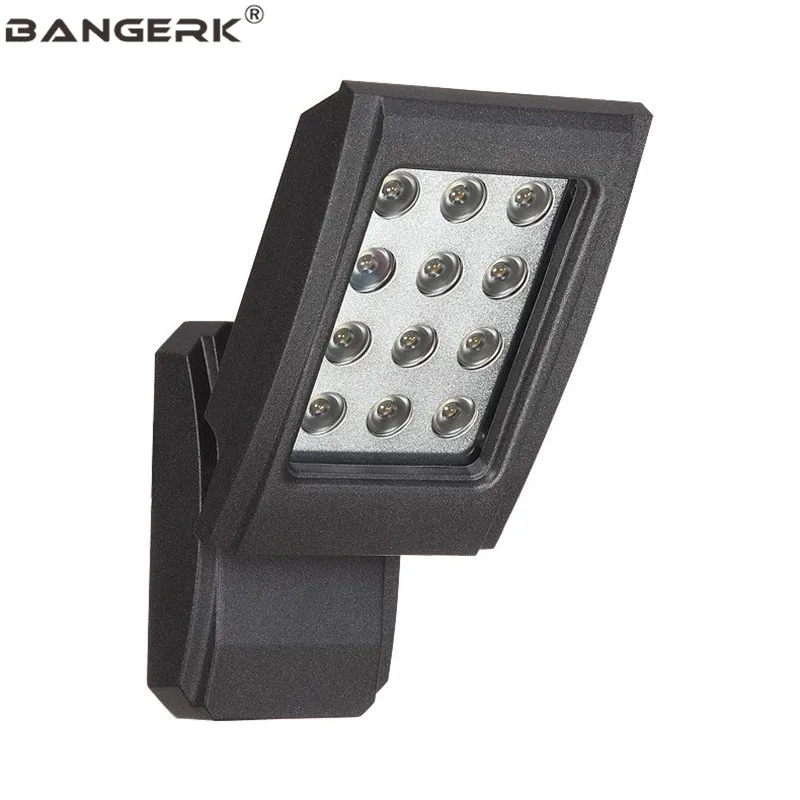 Nordic Outdoor Modern Wall Lamp Adjust 12W LED Porch Lights Waterproof Sconce Lamps Garden Home Decor Aluminum Lighting |