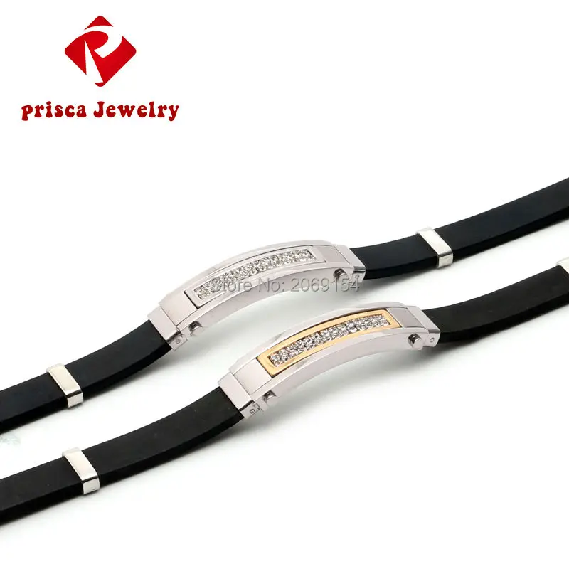 Магнитные ювелирные изделия для мужчин модный браслет Золотая цепочка из