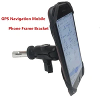 navigation phone holder for kawasaki zzr1400 2006 2017 2013 2014 2015 2016 motorcycle accessories gps navigation bracket 16 19mm