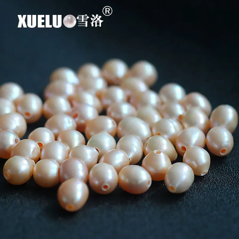XUELUO 10 шт./упак. 11 мм рисовые (овальные) бусины из натуральной пресной воды с