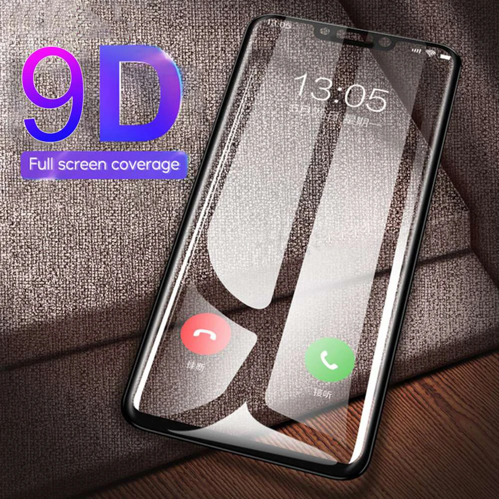 Закаленное стекло 9D для Huawei P Smart 2019 Защитное экрана Honor 8X 8A 8C 10 Lite V20 P20 Pro пленка 5 шт.
