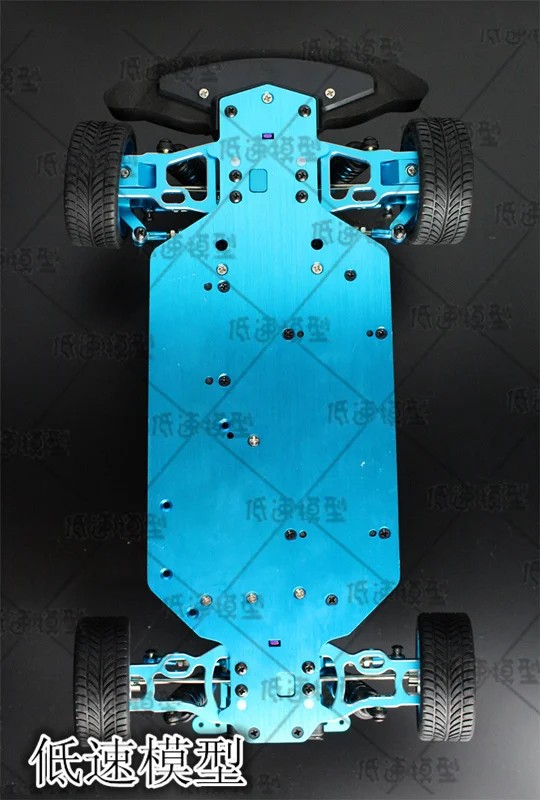 Модель 1/10 RC 4WD игрушечный автомобиль на дороге Дрифтерный металлическая пустая