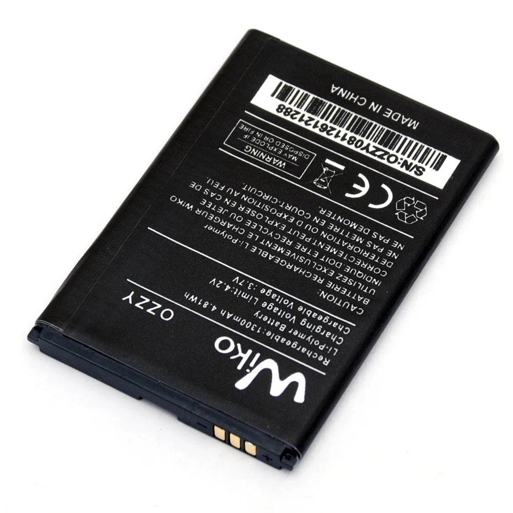 100% новый запасной аккумулятор 1300mAh для Wiko ozzy Smart мобильный телефон + номер