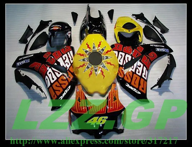 

Injection fairing for HONDA CBR1000RR 2008 2009 2010 2011 CBR1000 RR 08 09 10 11 motorcycle fairings kit sun flower #S3DNN2