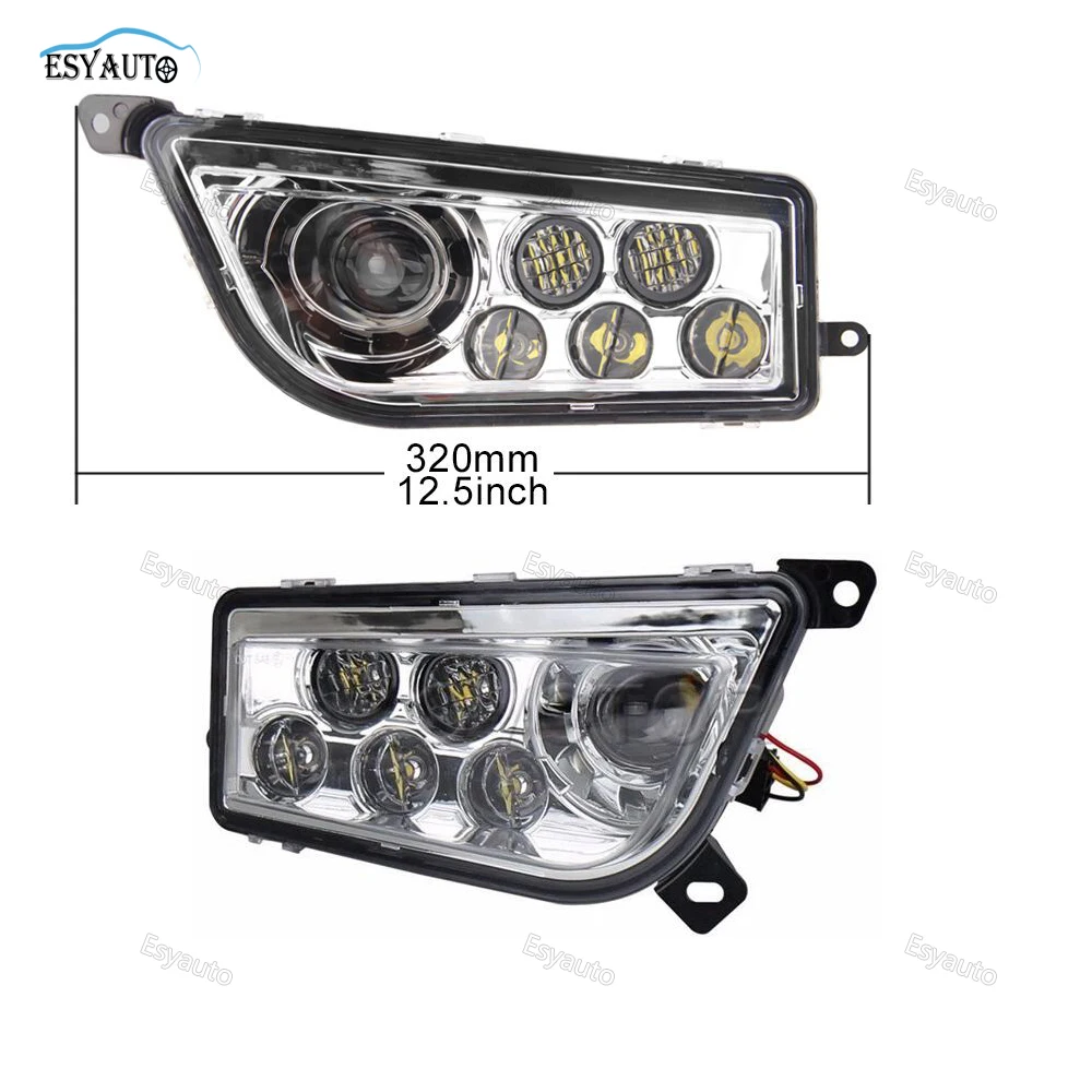 ESYAUTO Led Le/Ri аксессуары для фар головного света POLARIS RZR 800 800S 2007 2014 Polaris 4 2010 2014|headlight