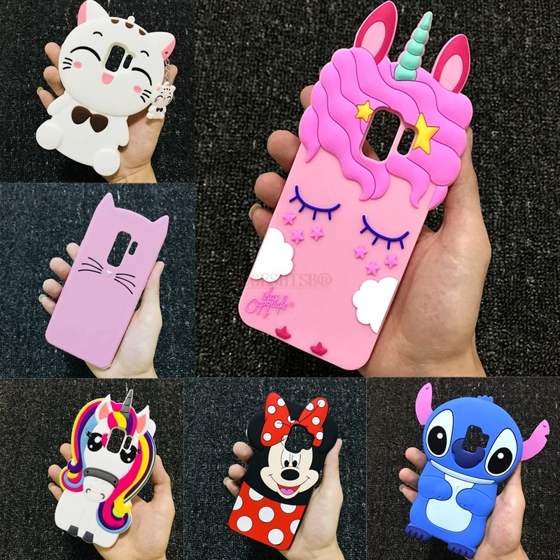 3D мультфильм чехол Мягкий силиконовый чехол с крышкой для samsung S9 S8 плюс S6 S7 край A3 A5 A6 A7 A8 J3 J4 J5 J6 J7 J8 Pro