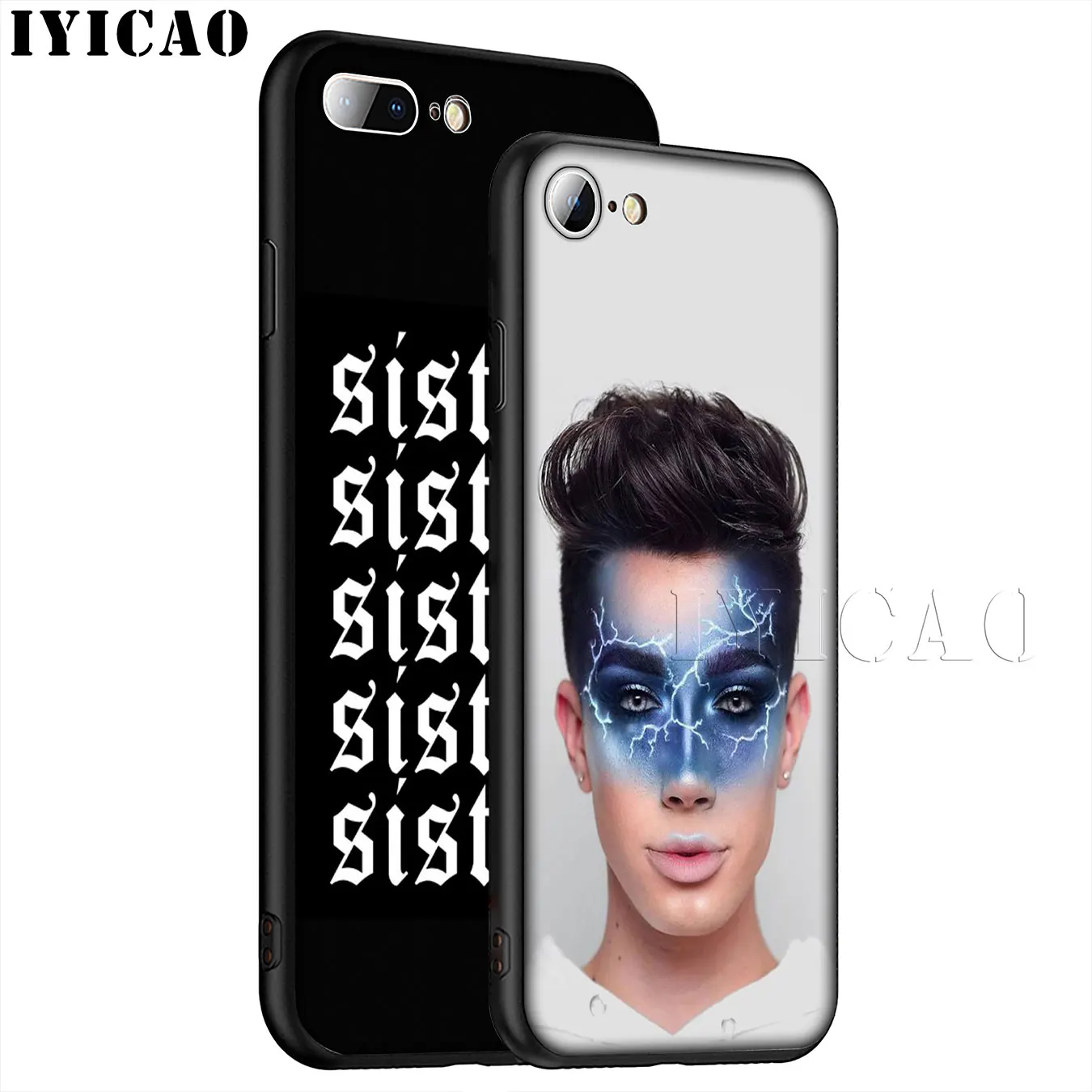 IYICAO James Charles X пустой холщовый Мягкий силиконовый чехол для телефона iPhone XR XS 11 Pro Max 6