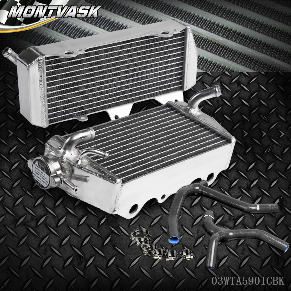 L&ampR Aluminum Radiator &amp Y Hose For KAWASAKI KX450 KX450F KX 450 F 2006 - 2007 | Автомобили и мотоциклы