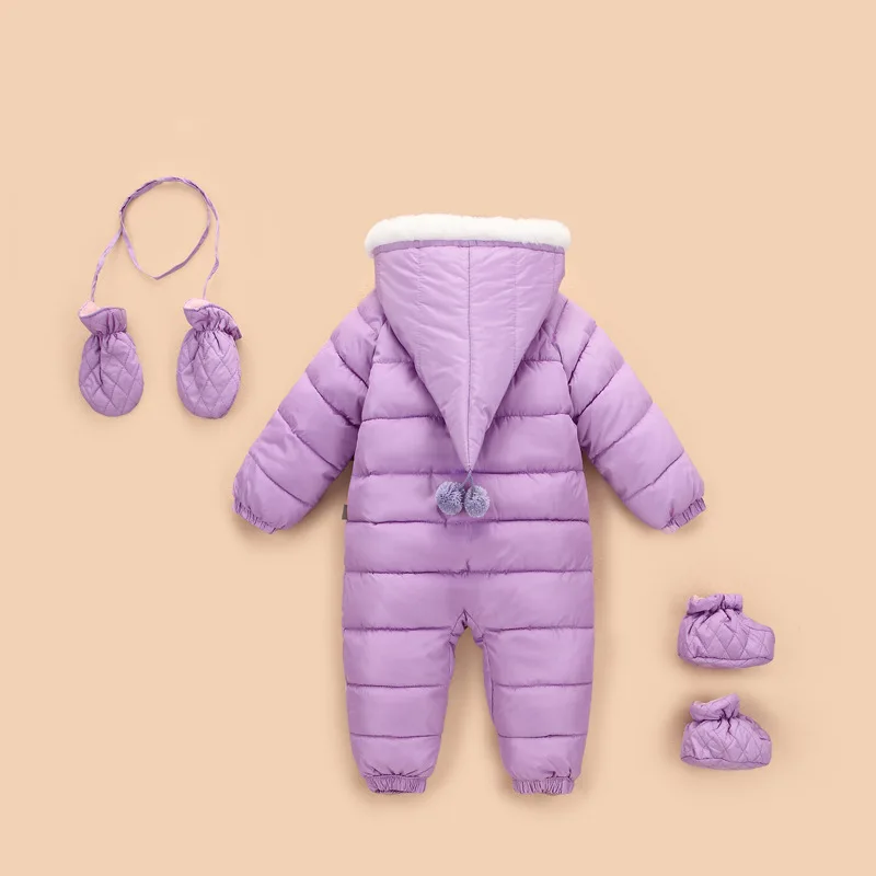 Детский пуховой комбинезон на возраст 0 18 месяцев|newborn clothes|baby romperskids rompers |