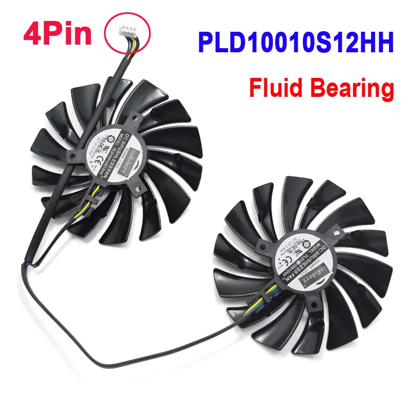 95 мм PLD10010B12HH PLD10010S12HH охлаждающий вентилятор для MSI Radeon R9 380 Броня 2X GTX 1060 1070 1080 TI RX 470 570 RX580 игровая Карта