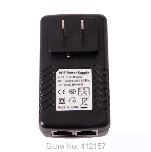 POE адаптер для камеры видеонаблюдения 48 В 0 5 А|plug us|plug ethernetplug eu |