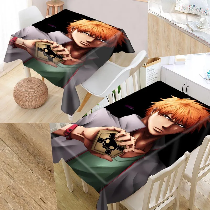 

Custom ichigo kurosaki Tablecloth Square /Rectangular Tablecloth For Wedding Table Cloth Cover TV Covers Tea Tablecloth