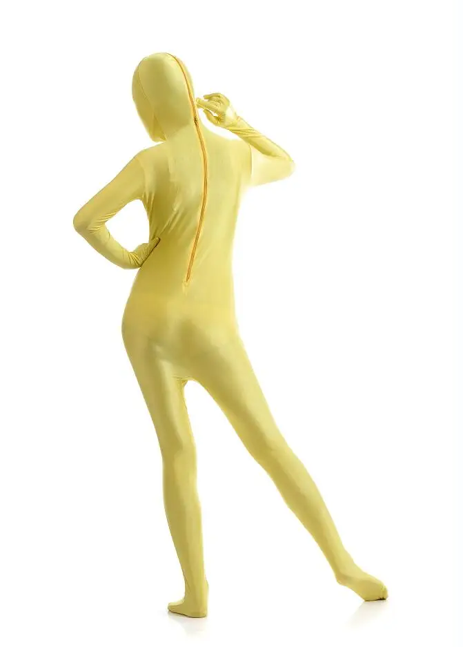 Высокое качество Zentai костюмы полный тело лайкра косплей одежда кожа костюм комбинезон костюмы на Хэллоуин Взрослый комбинезон унисекс