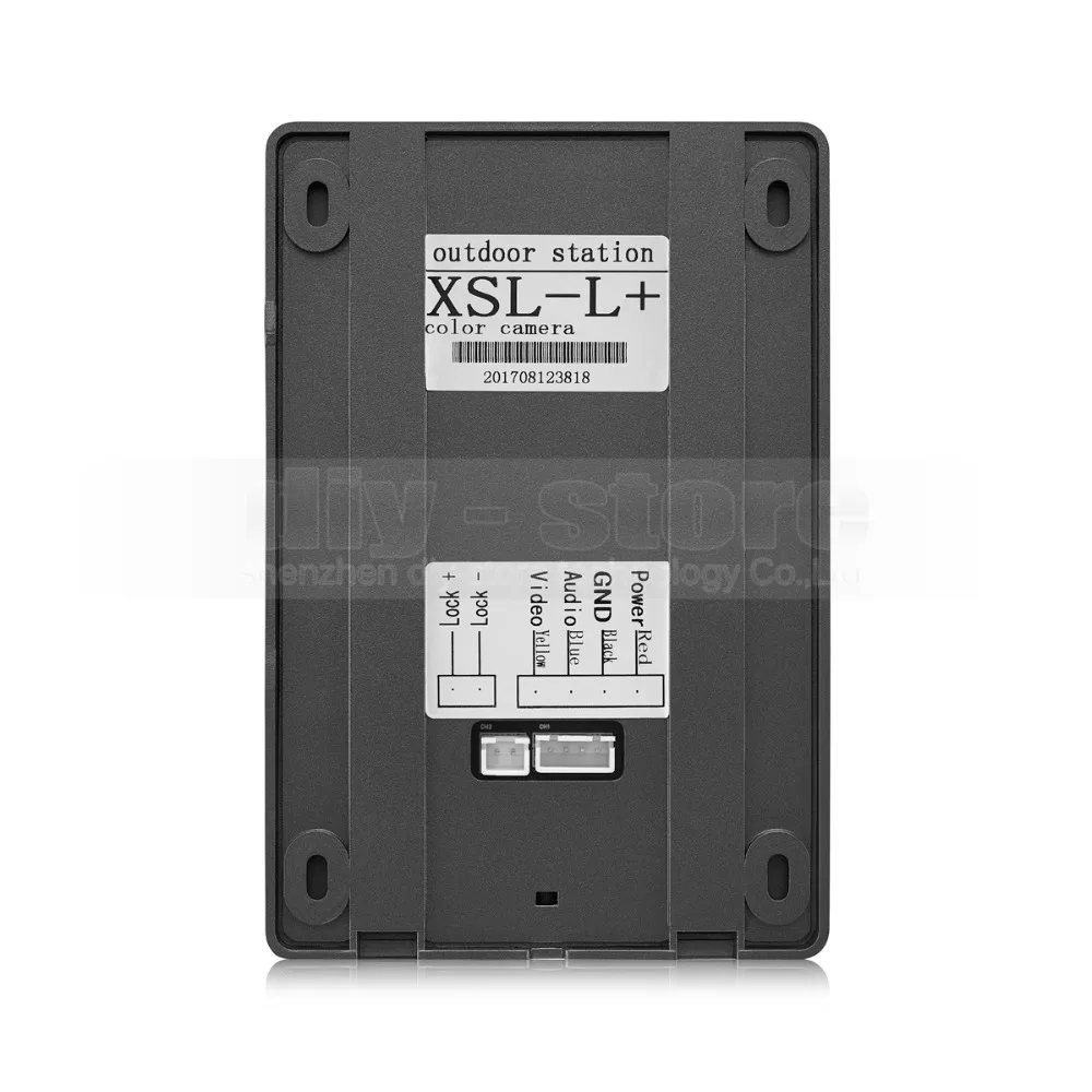 

DIYSECUR 7inch Video Intercom Video Door Phone 700TV Line IR Night Vision HD Camera for Home Office Factory White 2V4