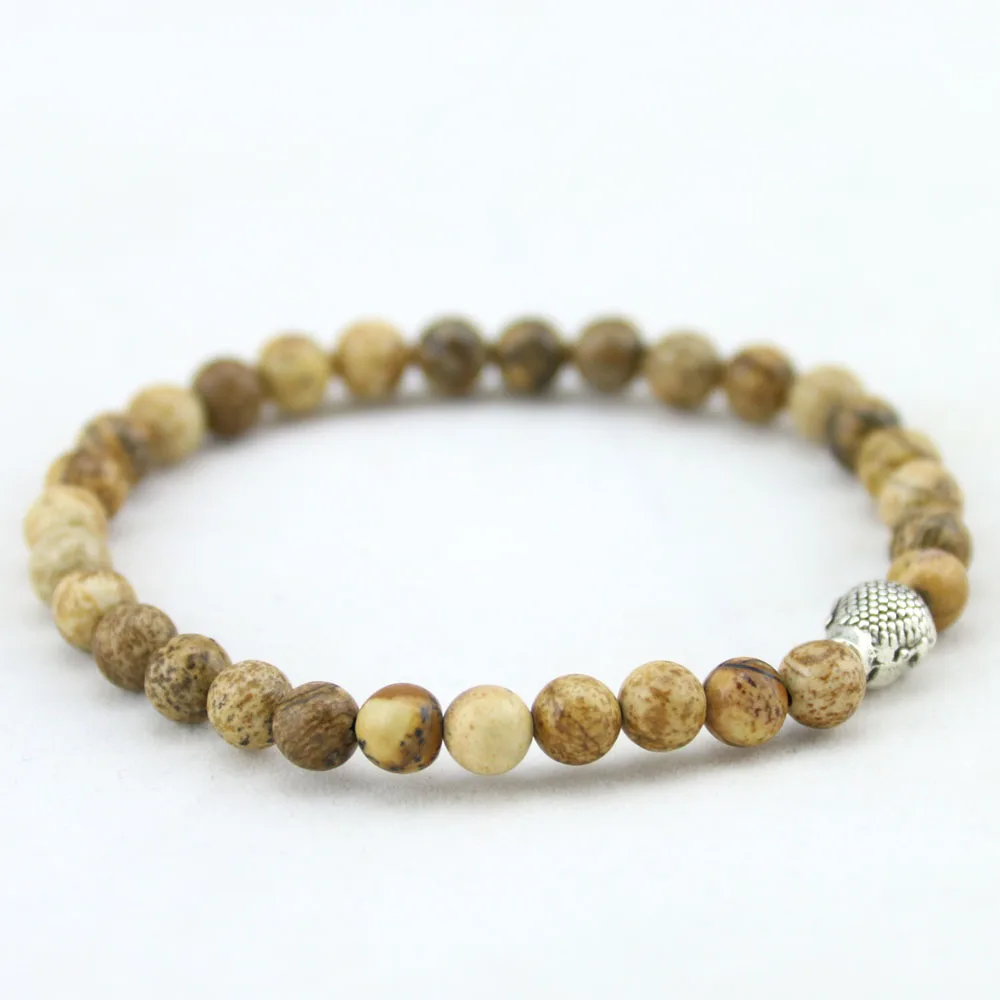 Браслеты из камня с бусинами 6 мм браслеты Будды для женщин и мужчин на заказ |