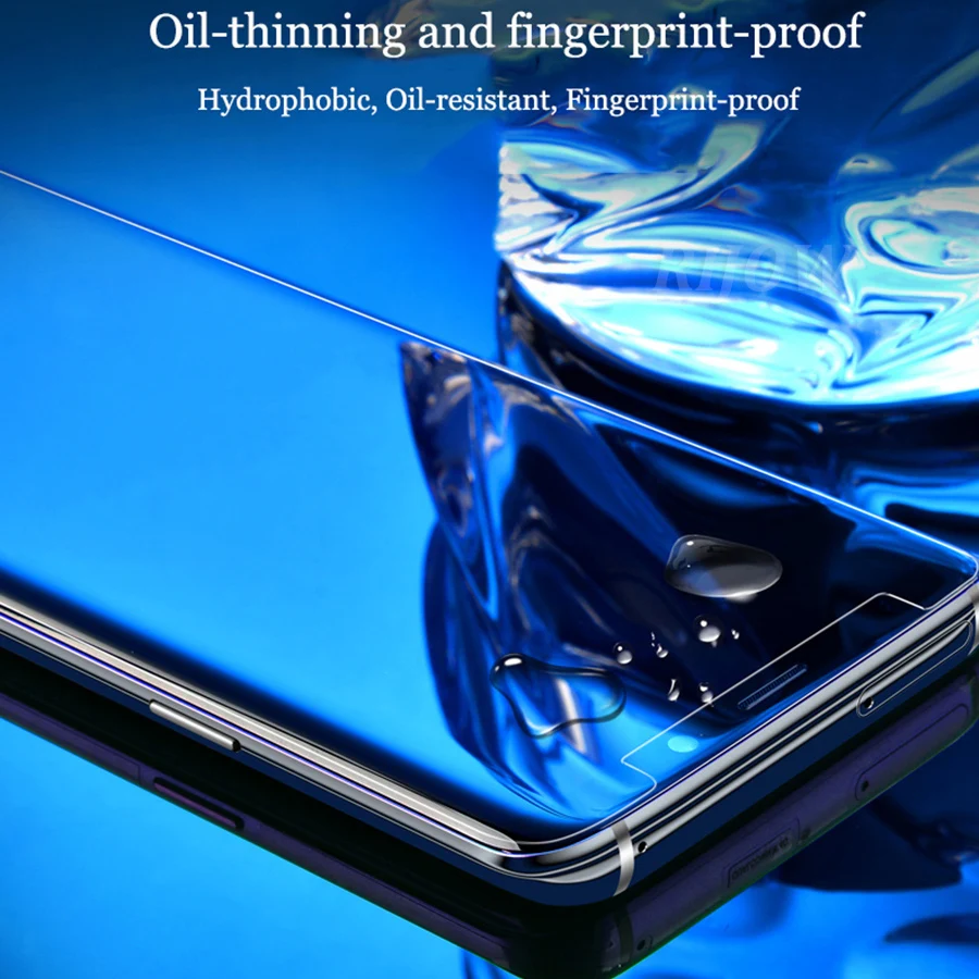 УФ протектор экрана из закаленного стекла для Samsung Galaxy S21 S20 S10 S9 S8 полный жидкий