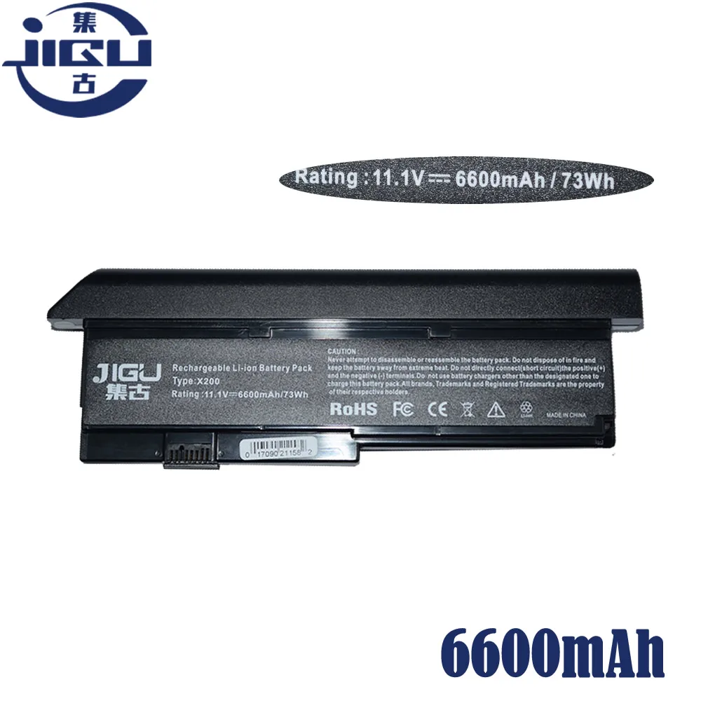 Аккумулятор JIGU 9 ячеек для ноутбука IBM ThinkPad X200 X200s 42T4834 42T4835 43R9254 43R9255 ASM 42T4537 42T4541 FRU