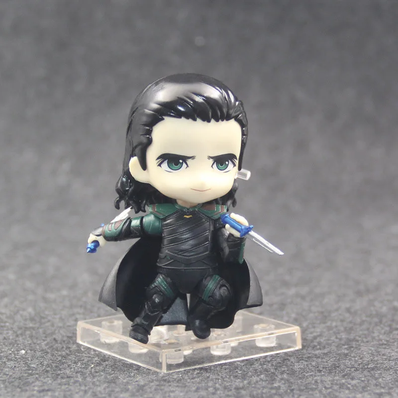 Мстители Тор Ragnarok Локи Nendoroid фигурки Q Ver 866 Nendoroid фигурка игрушечные лошадки 10 см Мстители Endgame