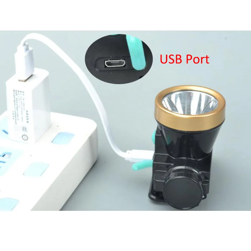 Мощный T6 светодиодный налобный фонарь, фонарь, USB Перезаряжаемый светильник, налобный светильник для рыбалки, встроенный аккумулятор, вспышка, светильник
