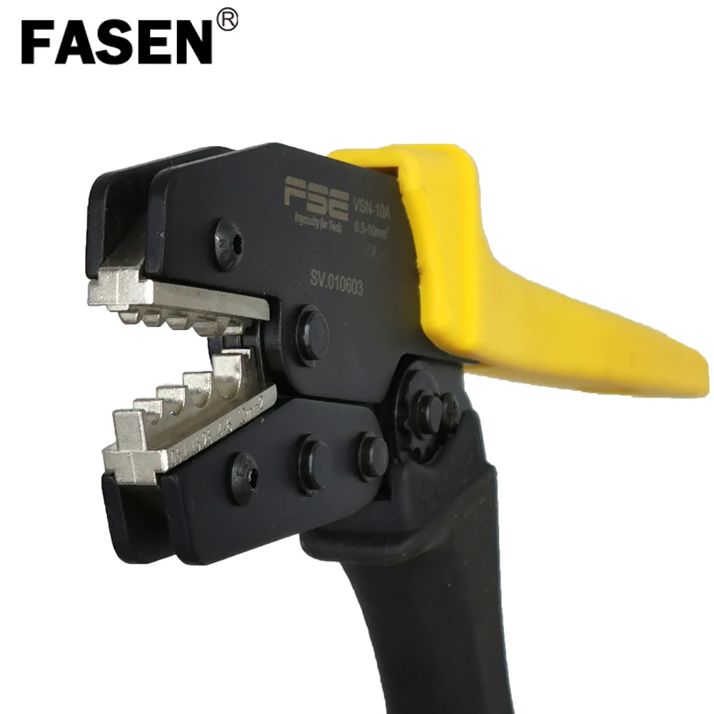 

No-insulated terminals crimping tools electrical crimping pliers high precision brand clamp VSN-10A 0.5-10mm2 20-7AWG hand tools