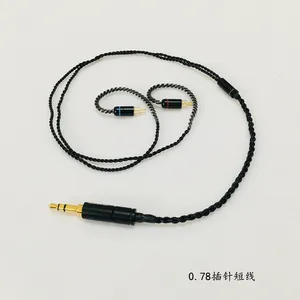 diy earphone cable ofc cable for se535 mmcx pin ue900 se215 im50 im70 ie80 0 75mm 0 78mm pin short cable 45cm free global shipping