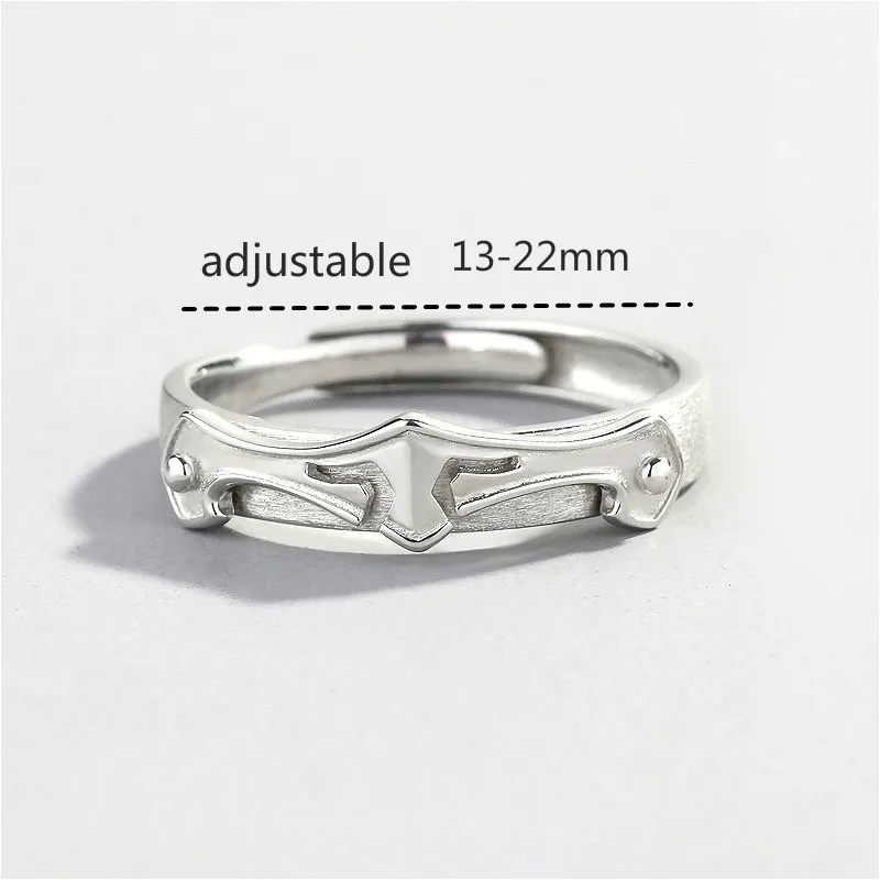 Женское и мужское кольцо с лунным камнем Flyleaf принцессы рыцаря из стерлингового