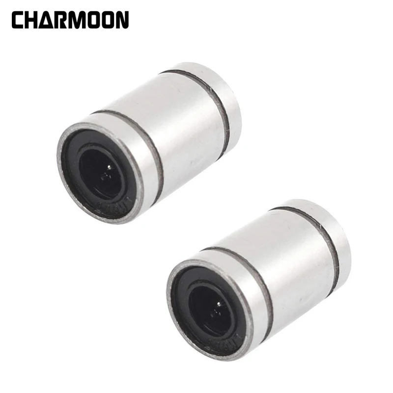 

2pcs/lot Linear Ball Bearings LM6LUU LM8LUU LM10LUU LM12LUU 6mm 8mm 10 Part Bush Bushing For 3D Printers Parts free Shipping