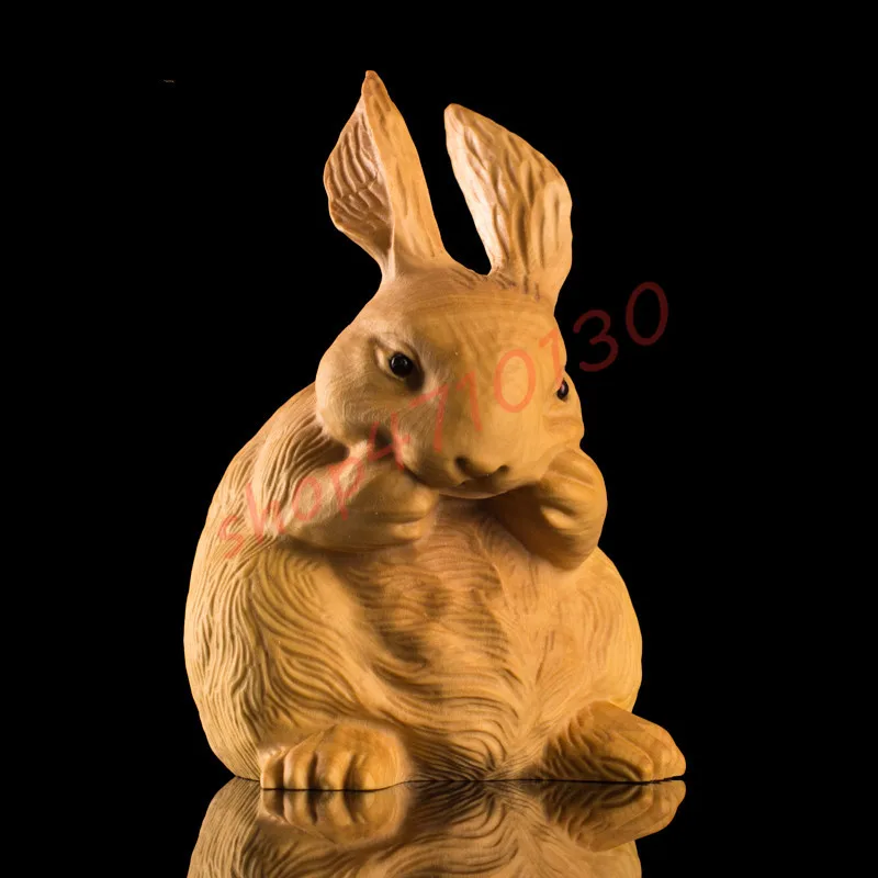 Натуральный самшит резьба по дереву кроличий орнамент изысканное ремесло