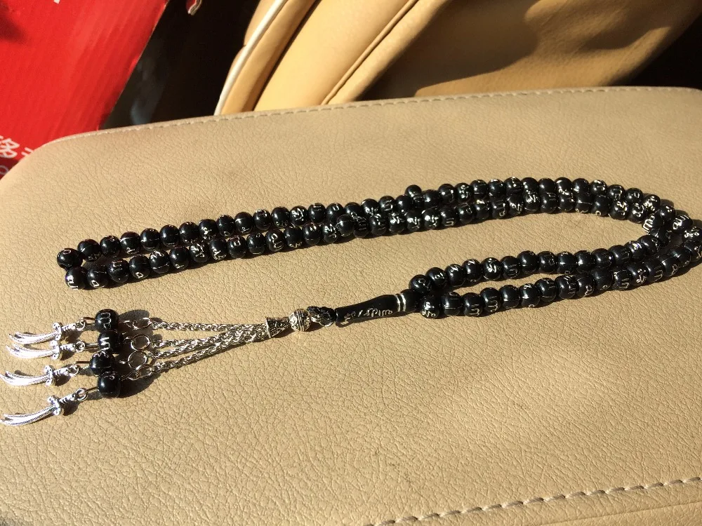 Zulfiqar меч имама Али ювелирные изделия и ожерелье молитвенные бусы tesbih misbaha tasbih masbaha subha Шарм Ислам подарок tespeeh sibha