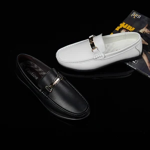 Мужские лоферы, повседневная обувь из натуральной кожи, размер 36-47, 2019