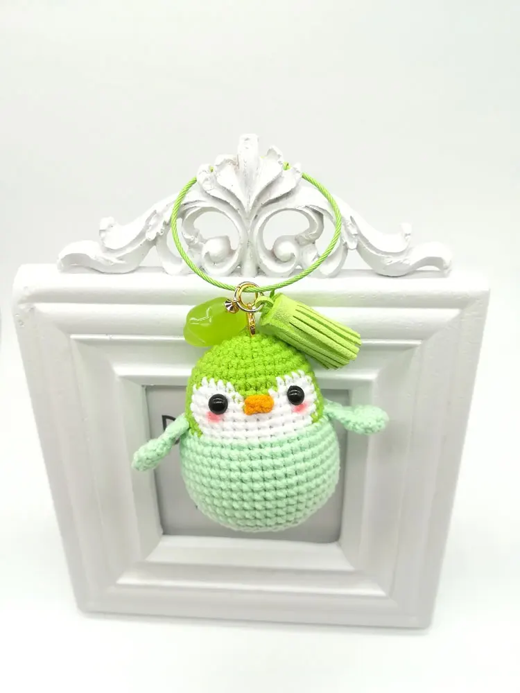 6*6 см маленький пингвин ручной вязки шерстяная кукла кулон крючком Amigurumi Baby