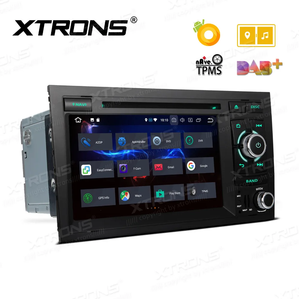 XTRONS 7 &quotандроид 8 0 Octa Core автомобильное радио DVD плеер gps для Audi A4 B6 B7 S4 RS4 2002 2008 SEAT EXEO