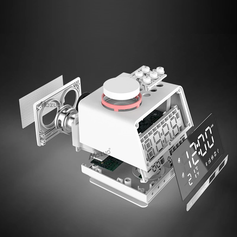 APQ K11 Bluetooth динамик Будильник Радио зарядка телефон планшет аудио Музыка Часы Дисплей подарок светодиодный