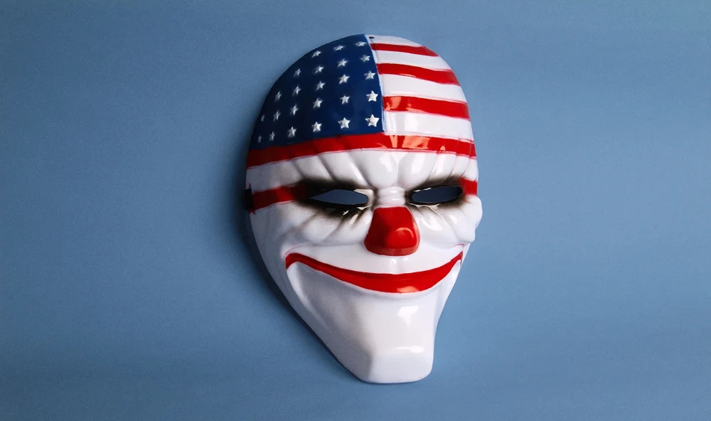 Payday Mask страшная маска на Хеллоуин террор Маскарад Хьюстон& волк& цепи маска взрослые Вечерние Маски тушь для ресниц de Хэллоуин MK00PY