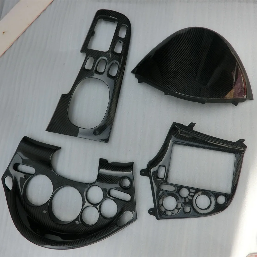 Untuk 1992-1997 RX7 FD3S RHD Gaya Serat Karbon(4 шт./компл.) Салон Serat Karbon