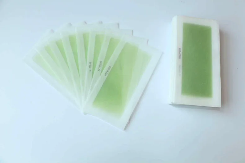 10 шт. рулонные восковые полоски для удаления волос регулировка ног и лица Прямая