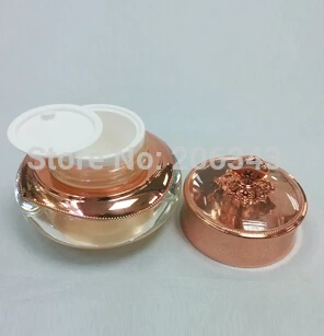 30 г розовая кремовая бутылка в форме короны косметический контейнер банка для