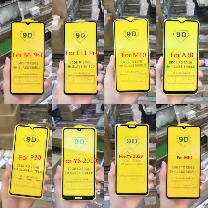 9 H полный клей 9D & 5D полное покрытие закаленное стекло для Xiaomi 9SE Redmi Note 7 Pro GO