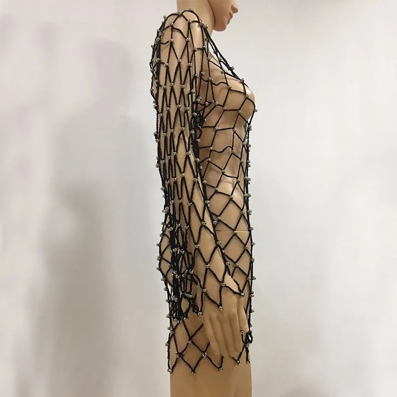 MUXU черное платье Летнее сексуальное прозрачное короткое модное roupa feminina kleider